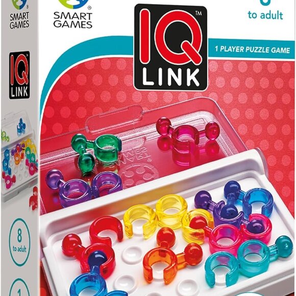 Smart Games IQ Link - Brain Teasing Puzzle Game 120 Challenges Age 8+ New Sealed - Picture 4 of 10